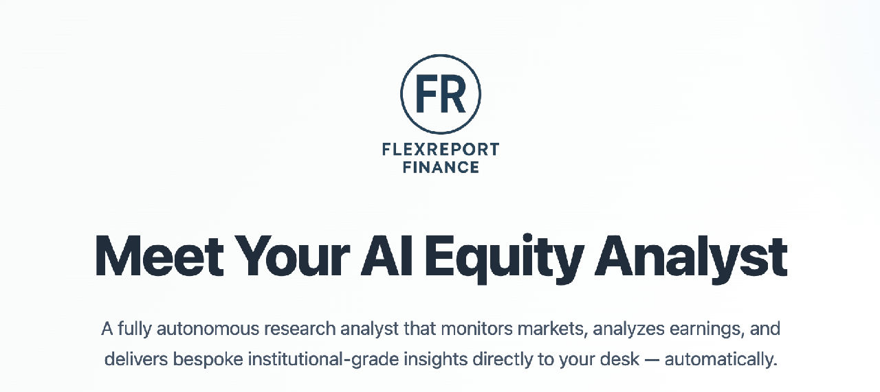 Flexreport Finance screenshot