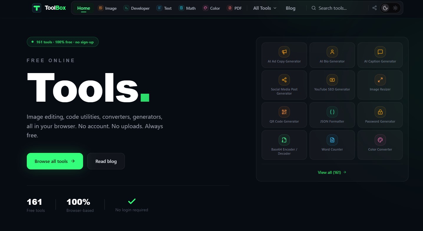 ToolBox screenshot