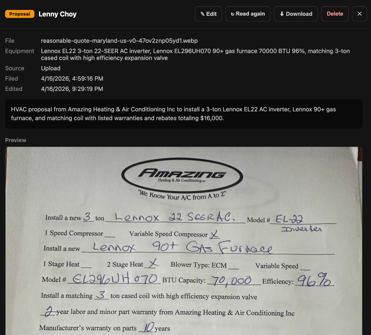 FilerAI screenshot