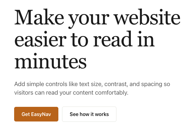 EasyNav screenshot
