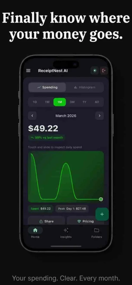 ReceiptNest AI screenshot
