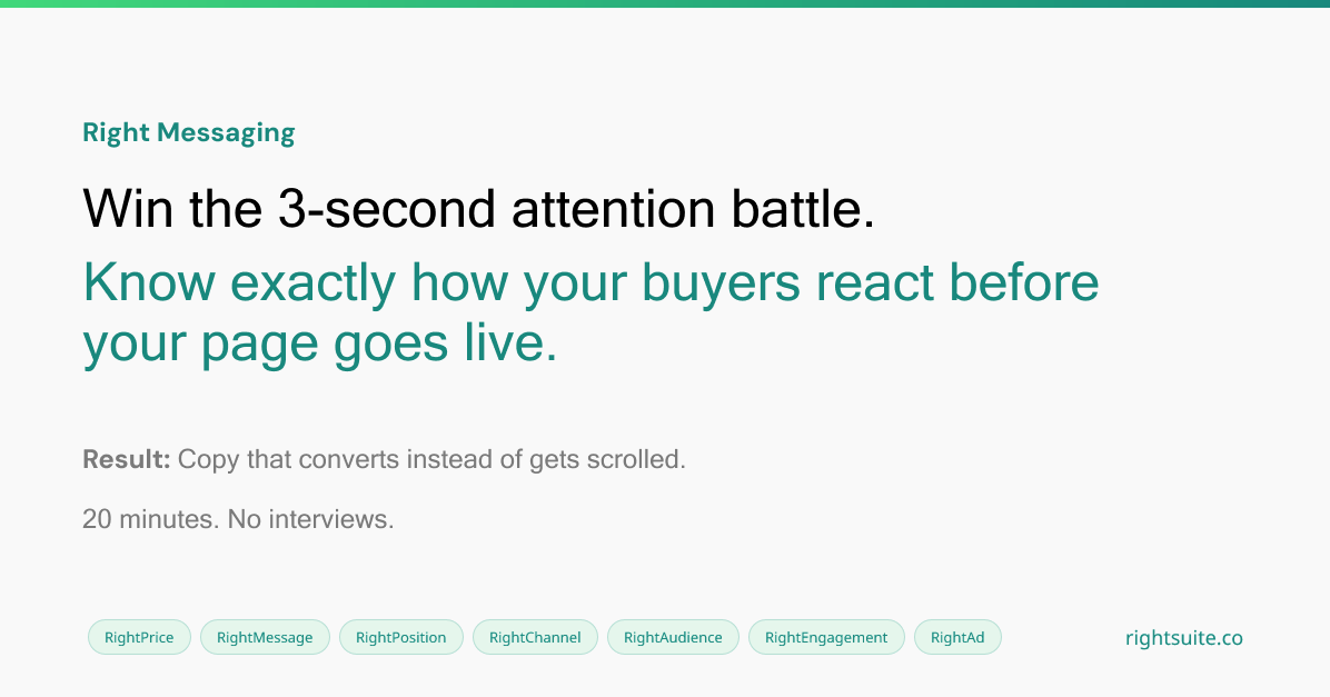 Right Messaging screenshot