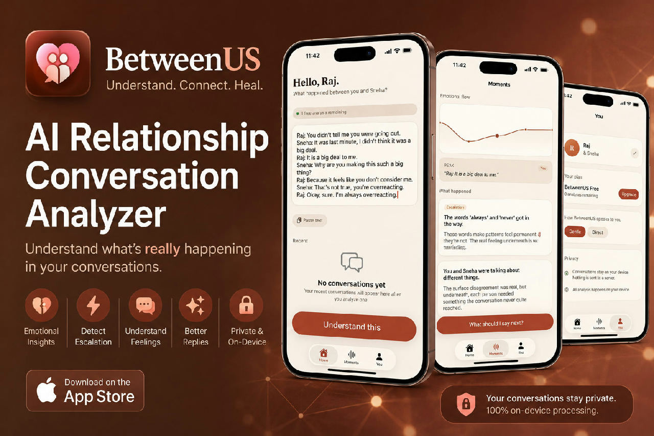 BetweenUS: Relationship Advice screenshot