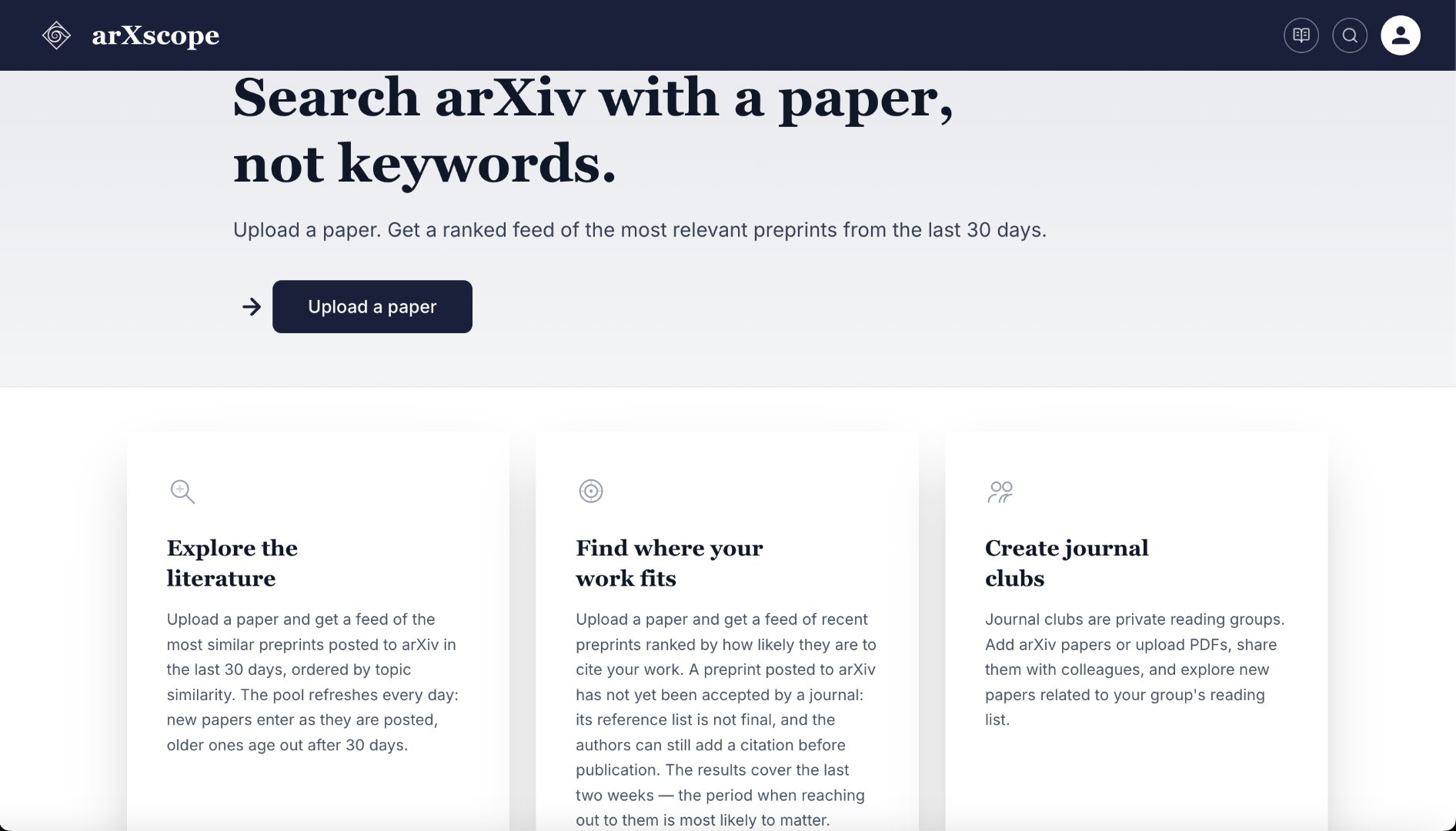 arXscope screenshot