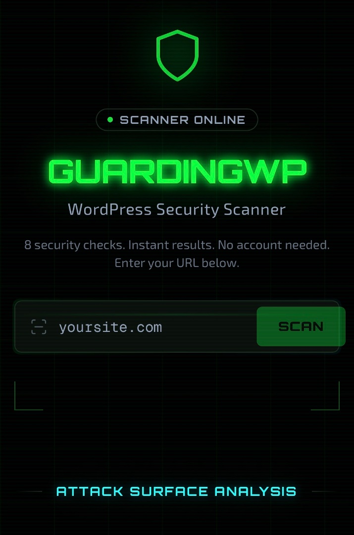GuardingWP screenshot