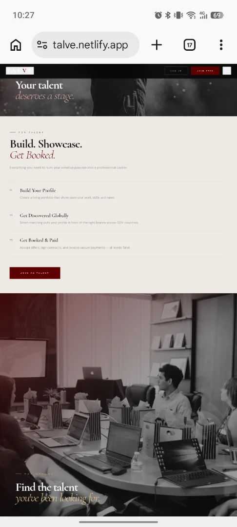 Talvé screenshot