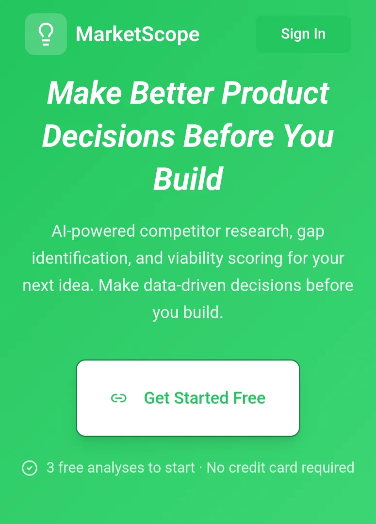 MarketScope screenshot