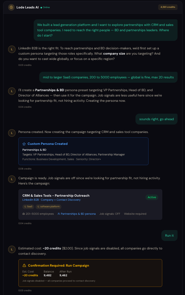 LodeLeads screenshot