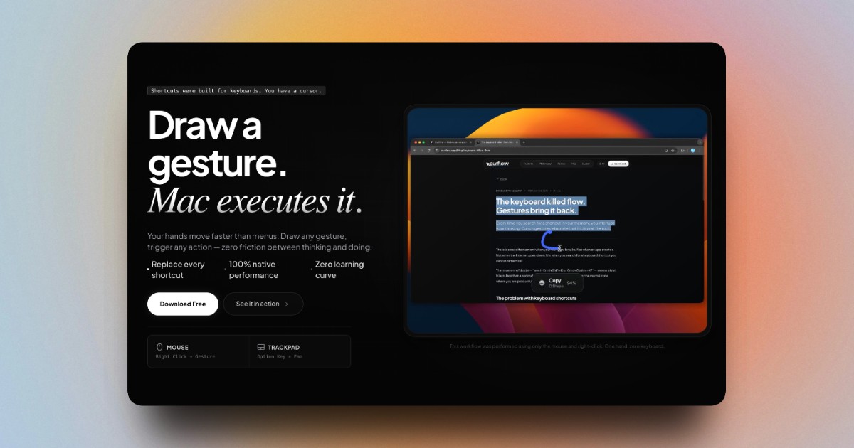Curflow screenshot