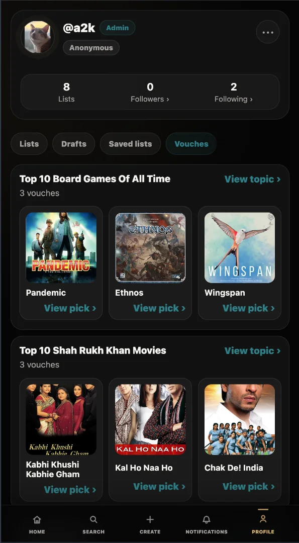 Tenit: Top 10 Everything screenshot