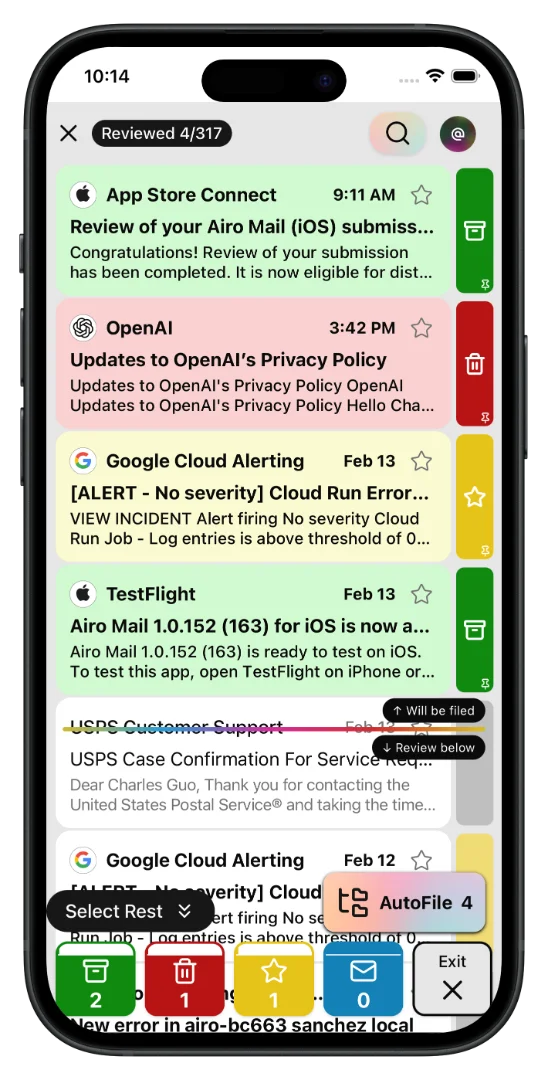 Airo Mail screenshot